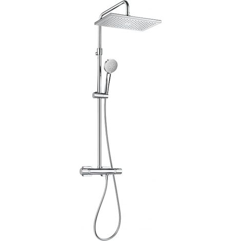 Colonne de douche thermostatique/télescopique (1/5)