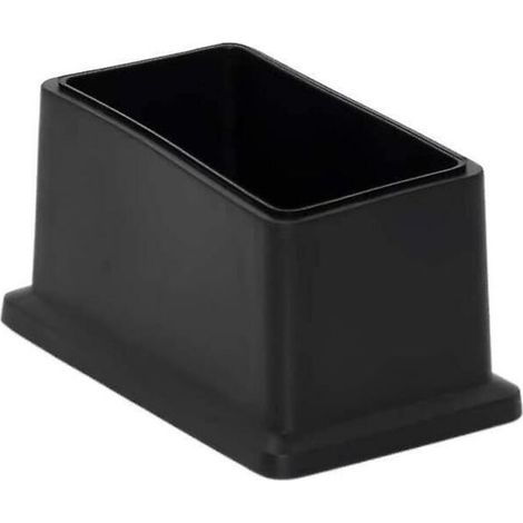 Embouts Rectangulaires pour Pieds de Chaise en PVC - Lot de 8, 25 x 50 mm, Protection Sol Efficace - (1/3)