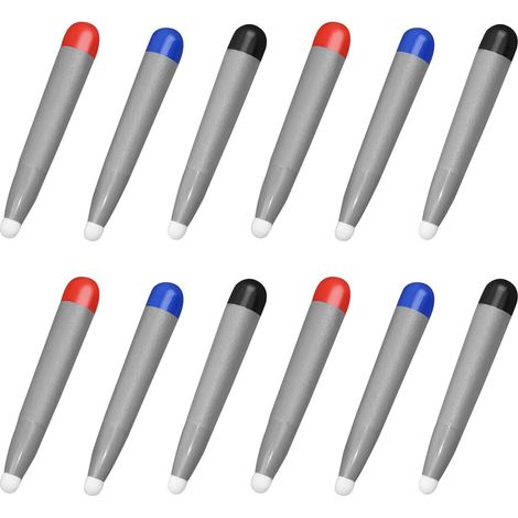 Stylet pour Écrans Tactiles Rouge 15 Pièces en Abs pour Tableau Blanc Écriture Fluide sur Écran, Léger et Portable, Usage Maison et Design Personnel, Compatibilité (1/5)