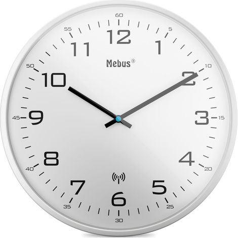 Mebus 13080 - Reloj de pared inalámbrico