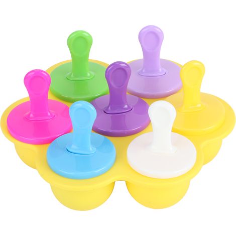 Wiederverwendbare Silikon-Eisformen für den Haushalt, DIY-Formen, Küchenutensilien, Gelb (1/5)