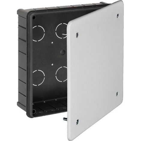 Caja 200x200x65 tapa blanco tornillos