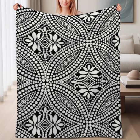 Couverture de lit en polaire, microfibre douce et confortable légères toutes saisons, décoration de salon, cadeau pour femmes et hommes, 6080 pouces (1/4)