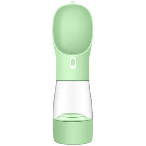 ALLIANDISBouteille d'eau portable + bol pour chien, chat, animal de compagnie, parfait pour les voyages : bouteille distributeur d'eau 2 en 1 + distributeur de nourriture sèche, bouteille d'eau + bol (1/5)