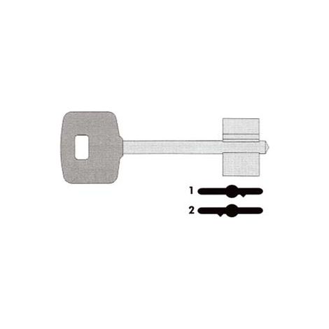 CHIAVI DOPPIA MAPPA 00101- - 00101001 DX (tipo silca CSP) - 5 pezzi CISA