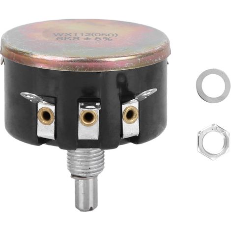 WX112(050) 6.8K 5W Single Turn Screw Thread Rotation Wire Wound Potentiometer (1/5)