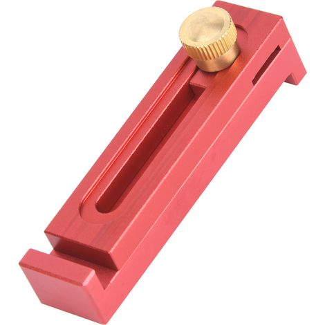 2 règles de mesure de profondeur en alliage d'aluminium et laiton, outil de mesure pour le travail du bois T1+T2 (T1+T2) (1/5)
