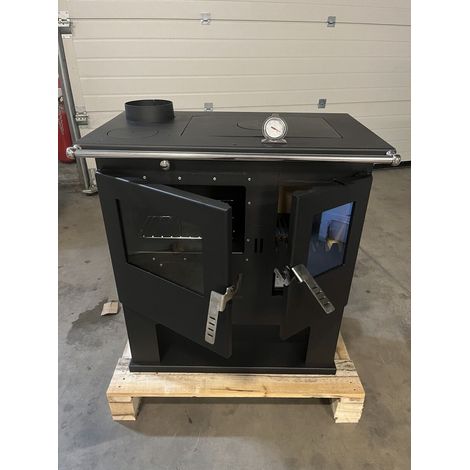 EEK A+ Premium-Holzherd, Beistellherd CS PLUS INOX - LINKS - 7.7 KW