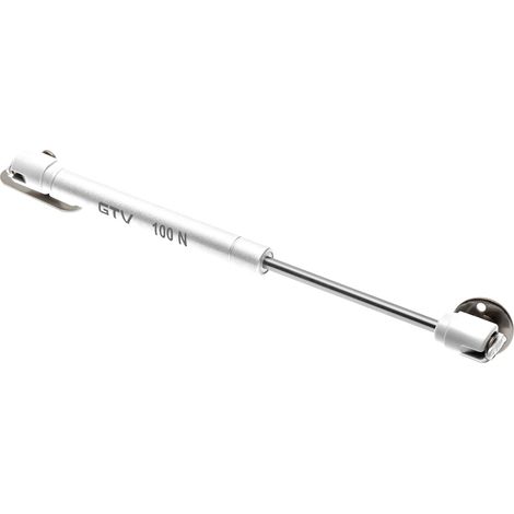 Molla a gas GTV INDUSTRY 100N bianco (fissaggio su frontali in legno) – Gas-Lift ponte sollevatore a gas ammortizzatore a gas (1/5)