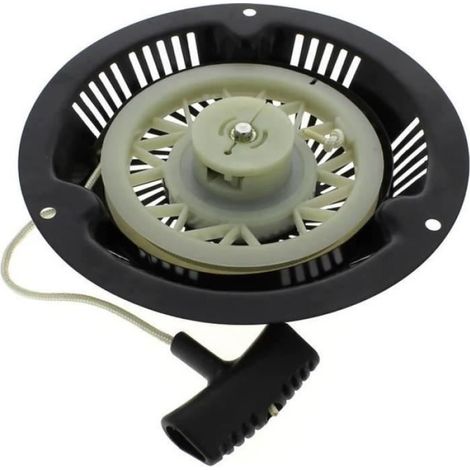 Lanceur complet 3 trous - - Compatible Tondeuses Greatland et Hyundai - Blanc - Démarrage moteur (1/2)