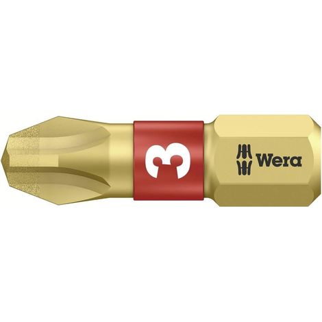 Wera 851/1 BDC punta cruz PH 25 mm acero DLC