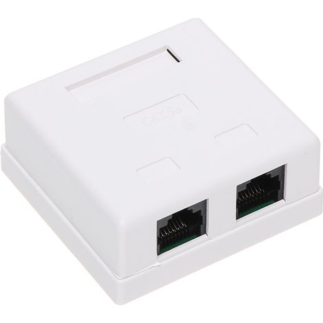 CONECTOR DE DOBLE TERMINAL RJ45-2G2