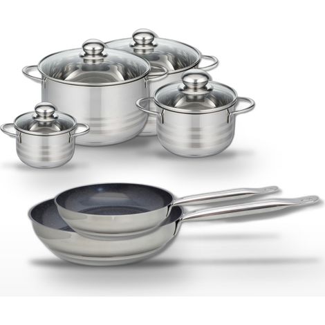 Lot 2 Poêles 24/28cm et 4 Faitouts 12/16/20/24cm Elo Profi Therm Platinum (1/5)