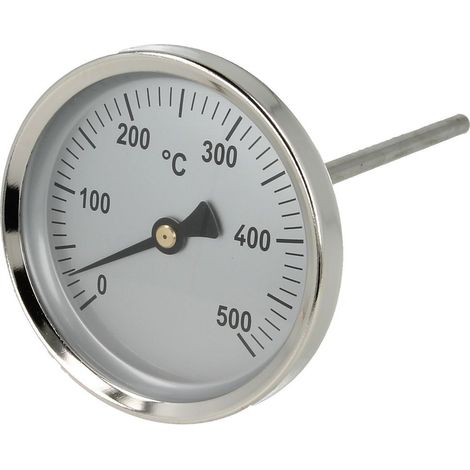 Thermomètre bimétallique 100 mm 0 bis +500 °C