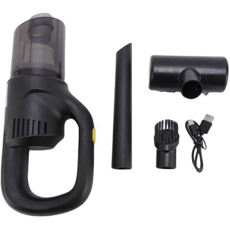 QORVA- Aspirateur à main sans fil pour voiture, aspiration puissante, léger, Rechargeable, nettoyeur sec et humide, batterie 1800mAh, pour la maison (1/4)