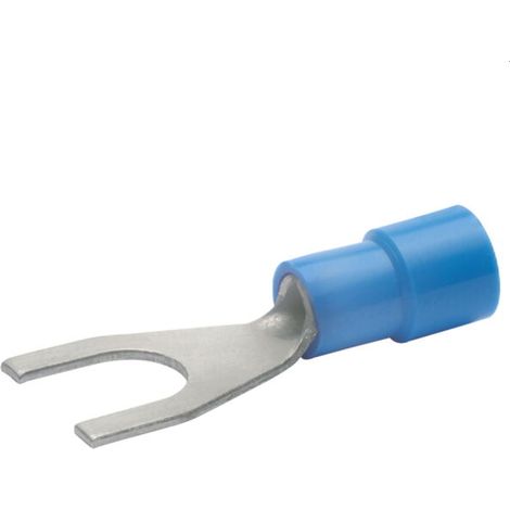 Klauke Quetschkabelschuh n. DIN Gabelform M4 1,5-2,5qmm isoliert 630C4