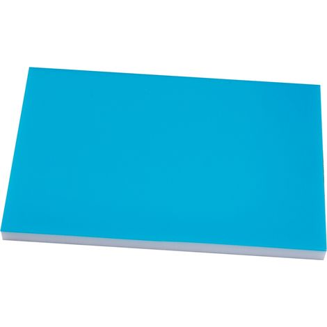 Bloc de gravure en caoutchouc coloré pour tampon sandwich, idéal pour la création de tampons DIY (bleu et blanc) (1/5)