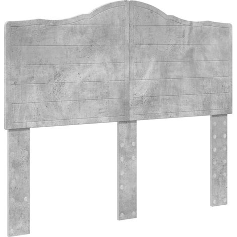 Cabecero Gris Concreto Madera contrachapada vidaXL