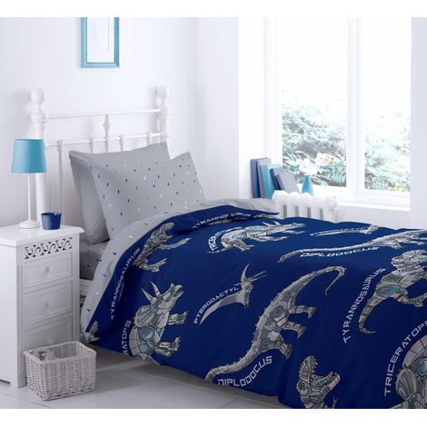 Housse de Couette + taie d'oreiller pour lit de 90 cm (160 x 220 + 50 x 110 cm)