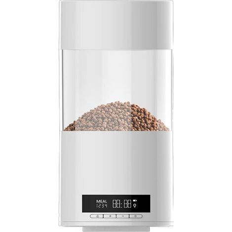 Aquarium Distributeur Automatique pour Poisson 500ml Fish Distributeur de Nourriture Réglable Mangeoire Poisson pour Les Vacances Noir pour Les Vacances et Les Week