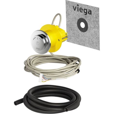 Viega AquaVip Bedienelement 9120.4 für Duscheinheit, PC, Drehknopf Messing verchromt (1/2)