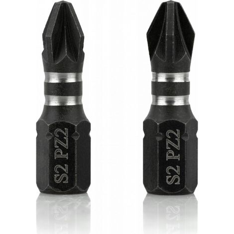 Puntas de impacto smart pz2 25mm magnetizadas 2 unidades (1/3)