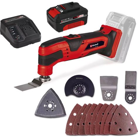 Einhell 18v Cordless Multi Tool TC-MG 18 Li-Solo Power X-Change + 4ah Battery (1/5)