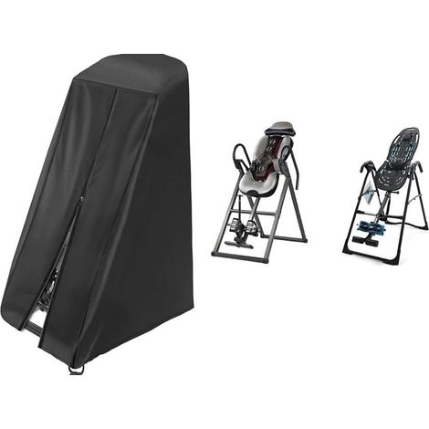 Housse de protection robuste résistante aux intempéries pour vélo d'appartement, protection contre la pluie, le vent, terrasse, balcon, rangement 120 x 72 x 160 cm (420D) (1/5)