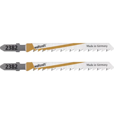 Lot de 2 Lames de scie sauteuse HCS queue en T/dentée 75 mm (1/5)