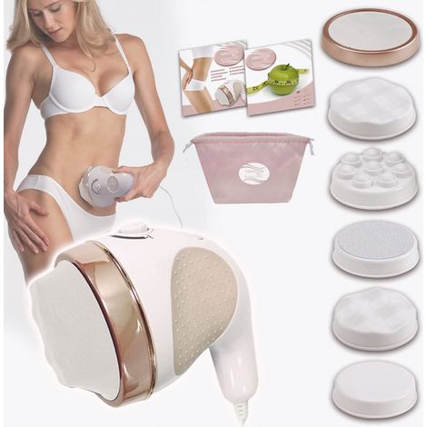Venteo - VELFORM - Vibratone Pro Masseur Amincissant Sculptant Circulaire - Technologie de vibration modulante, raffermit et tonifie la peau + 4 accessoires