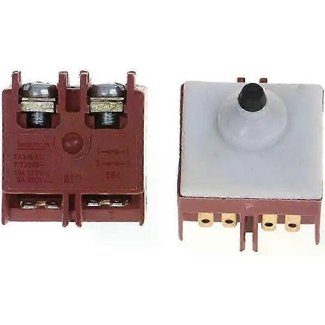 1 Stück Winkelschleiferschalter 2725520mm AC250V 6A 125V/12A DPST NO Druckknopfschalter Passend für Bosch GWS6/7-100 Winkelschleifer Teilenummer JXLGV (1/5)