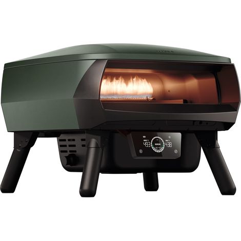 Witt Etna Rotante 13"" Control Gas Pizzaofen rotierend 2 Brenner 7,1 kW Matt Grün 100002427