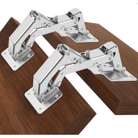 Set mit 2 Soft-Close-Scharnieren (170 Grad), geeignet für Küchenschranktüren und verdeckte hydraulische Türscharniere für Schlafzimmer und Badezimmer.