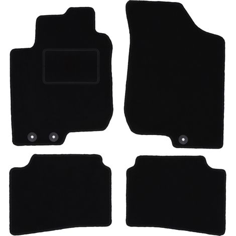 Tappetini in velluto nero per: Kia Cee`d I hatchback, SW, station wagon, coupé (2006-2012) (1/5)