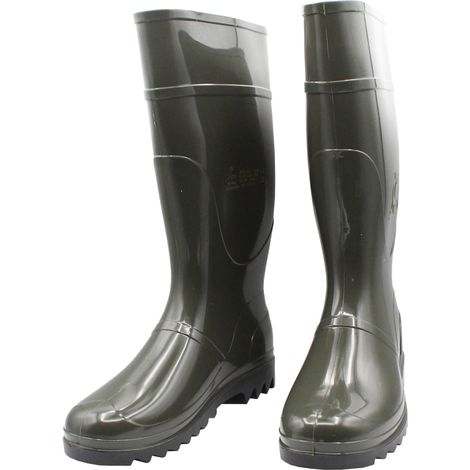 Bota de agua caña alta color verde oliva talla 42 (1/4)