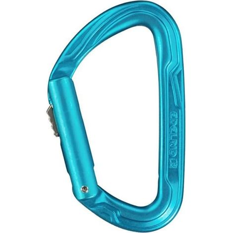 Mousqueton - Edelrid - Pure Slider - Verrouillage à glissière - Bleu