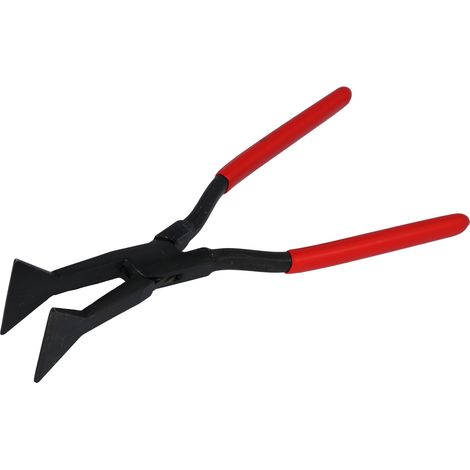 STUBAI Spengler-Falzzange gerade Maulbreite 80 mm Länge 325 mm