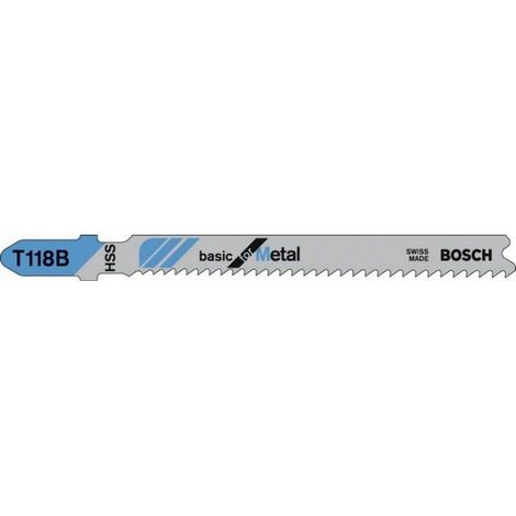 Lame scie sauteuse métal t118b - BOSCH (1/10)
