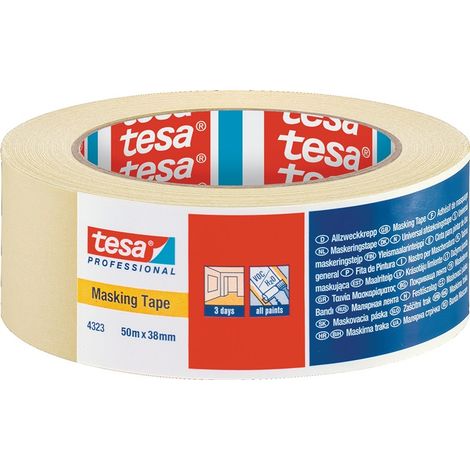 tesa STANDARD 04323-00043-00 Kreppband tesakrepp® Beige (L x B) 50 m x 38 mm 1 St. (1/2)
