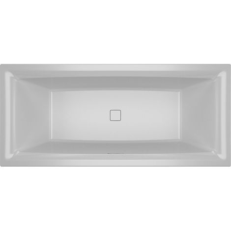 RIHO Stiell Square Rechteck-Badewanne, Einbau, mit Ab- und (1/5)