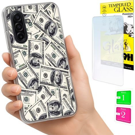 Custodia per Samsung Galaxy A17 5G, cover fotografica, cover posteriore + vetro 9H (1/5)