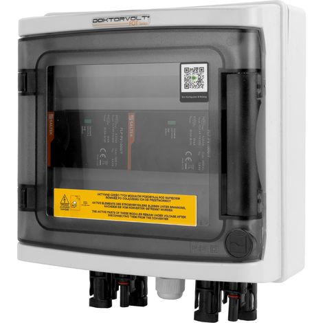 Solar Anschlusskasten PV DC 1000V T1 T2 Überspannungschutz FLP-PV1000/Y Saltek 2-string IP65 Stromverteiler Photovoltaik Aufputz Doktorvolt DV-6456-FOT (1/5)