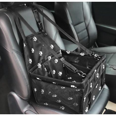 Siège auto avec laisse de sécurité à clipser et couverture pour chien, très adapté aux petits animaux de compagnie (1/5)