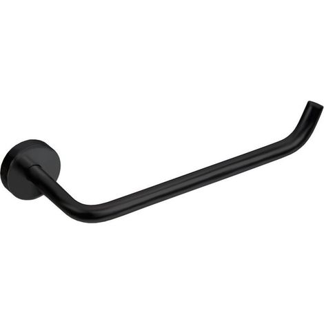 Porte-rouleaux wc TITO en laiton massif noir mat - 17,8 x 7 x h 3,5 cm - Koh-I-Noor