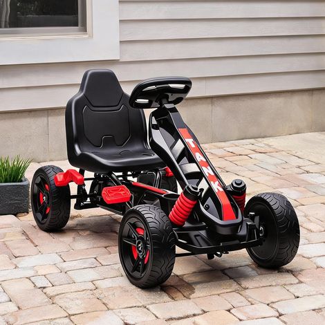 Voiture électrique pour enfant coloris rouge 100 x 59 x 60,5 cm (1/5)