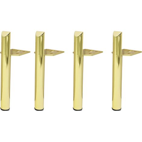 4 Stück Badezimmer-Waschtischbeine, Sofabeine, Couchtischbeine, Schrankbeine, Möbelbeinzubehör – goldfarben, 20 cm (1/5)