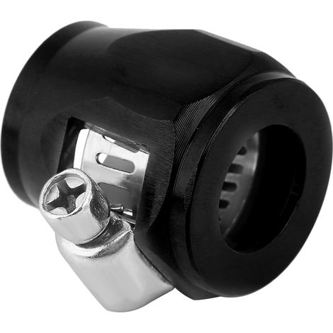Aluminium Universal Auto Öl Kraftstoffleitung Klemmzange Anschlusszubehör Wasserrohrklemme Schlauchverbinder (12mm-swarchz).