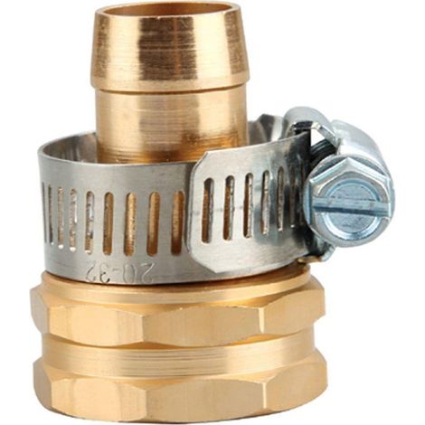 Raccord De Tuyau D Arrosage - 3/4 Pouces Mâle Et Femelle - En Aluminium - Pour Tuyaux De 16 Mm - Kit De Réparation Complet ×1 (1/5)