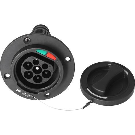 Presa di ricarica per veicoli elettrici Jeffergarden 16 A monofase IEC 62196-2 IP54, adattatore di ricarica trifase 480 V (1/5)
