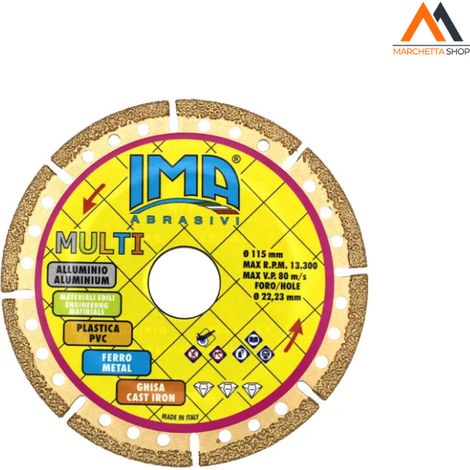 DISCO DIAMANTATO 115X22 MULTI